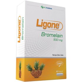 Resim Ligone Bromelain 500 mg 60 Kapsül 