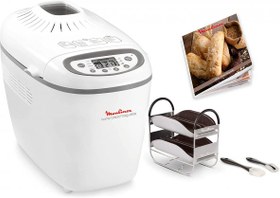 Resim Ow 6101 Mac.Pane Ekmek Makinesi, 1650 W, 1.5L, Beyaz Moulinex 
