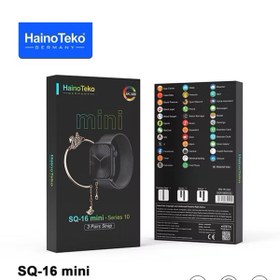 Resim Rabee Haino Teko Germany SQ16 Mini Akıllı Saat, 3 Kordon 1 Adet Bileklik Hediyeli 