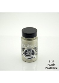 Resim Cadence Dora Hibrit Metalik Boya 90 Ml. 7137 Platin 