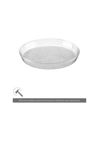 Resim Jet's Home Sunum Tepsisi Kırılmaz Çay Tepsisi Bpa Free Servis Tepsisi Şeffaf 39x39 Cm Şeffaf 