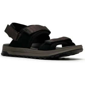 Resim Clarks %82 Polyester, %18 Inek Derisi Siyah Erkek Sandalet Atl Trek River 