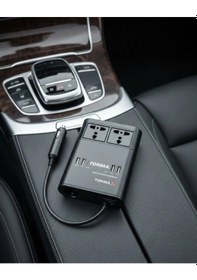 Resim Araçta 220v Kullanım Sağlayan Usb Destekli Güç İnvertörü 