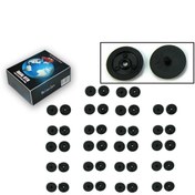 Resim İDEAL OTOMOTİV 30lu Set- Siyah Emniyet Kemeri Klipsi Düğmesi Stop Düğme Toka 