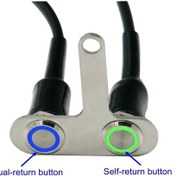 Resim B3-motolovee Paslanmaz Çelik Led Motosiklet Anahtarı On-off Gidon Ayarlanabilir Montaj Su Geçirmez Anahtarları Düğmesi Dc12v Sis Farı 