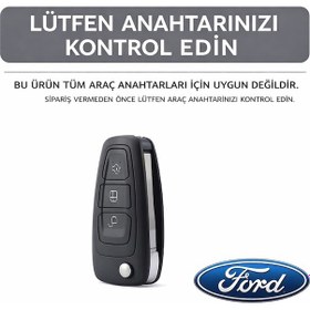 Resim Ford Fiesta Aksesuar Anahtar Kılıfı Şeffaf-füme 