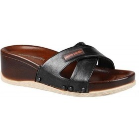 Resim Pierre Cardin Pc-3217 Ortopedik Siyah Kadın Terlik 