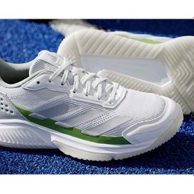 Resim Adidas Courtquick Padel W Unisex Tenis Ayakkabısı Jp7229 Beyaz Beyaz 