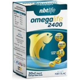 Resim Nbt Life Omegalife 2400 60 Kapsül 