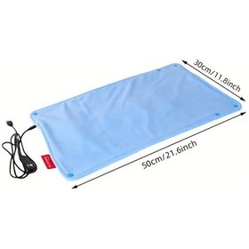 Resim Willowhaven Taşınabilir Usb Grafen Isıtma Pedi 5 Ayar Yıkama 50x30cm Mavi 