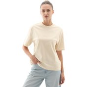 Resim Timberland Lush Comfort Short-Sleeve Tee Kadın T-Shirt Sütlü Kahve 