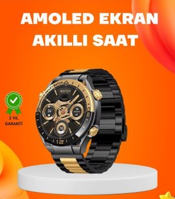 Resim Amoled Akıllı Saat Ip67 Su Geçirmez 3 Bileklikli Sağlık Takipli 