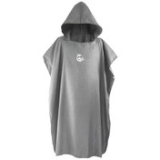 Resim Dolıty Yüzmek Için Mikrofiber Sörf Panço Değişen Bornoz Orta Gri 