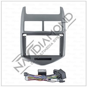 Resim Navidiamondchevrolet Aveo 2011-2015 Android Teyp Çerçeve 9 Inch - Soket - Canbus 