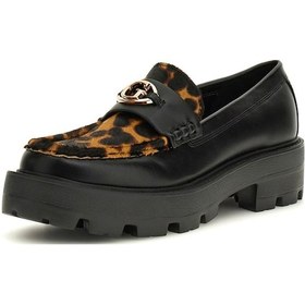 Resim Kadın Yanika2 Leopar Desenli Kalın Tabanlı Makosen - Mix 4120742 