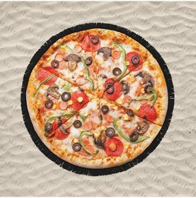 Resim Marte Home Pizza - Yuvarlak Püsküllü Plaj Havlusu 