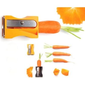 Resim Feyza Design Pratik Kalemtıraşlı Meyve ve Sebze Soyucu, Hızlı ve Kolay Kullanım 