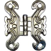 Resim Dekoratif Sac Kelebek Menteşe - Küçük, Nikel, 100 Adet 