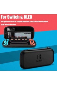Resim WOTOBE Nintendo Switch ve Switch OLED Uyumlu Oyun Konsolu Taşıma Çantası 