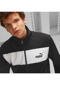 Resim Puma Polt Suit Erkek Eşofman Takımı Siyah 