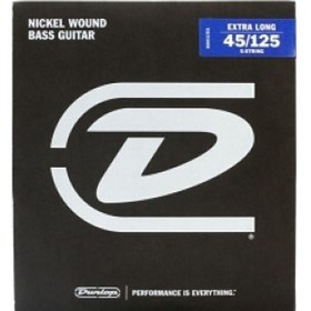 Resim Jim Dunlop DBN45125XL Nikel XL 5 Teli Bas Gitar Teli (45-125) 
