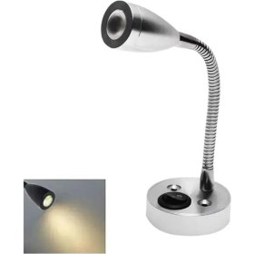 Resim Shuivan Tyt LED Okuma Lambası Günışığı 12V 3W - Nikel 