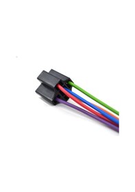 Resim Mini Röle Soketi 4 - 5 Fişli Bakır Kablolu Pirinç Terminalli 1.50Mm Kablo-5 Fiş 