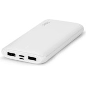 Resim Ttec Powerslim Duo Beyaz 10.000 mAh Taşınabilir Şarj Aleti Powerbank 