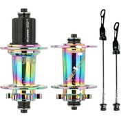 Resim Hassns Pro7 32h HG 8-11s Mtb Bisiklet Göbek Seti Oil-Slick 