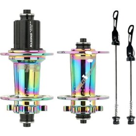 Resim Hassns Pro7 32h HG 8-11s Mtb Bisiklet Göbek Seti Oil-Slick 