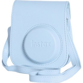 Resim Instax Mini 12 Mavi Deri Çanta 