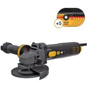 Resim Cat DX37P 750 Watt 115 MM Profesyonel Avuç Taşlama + 5 Adet Metal Kesme Taşı 