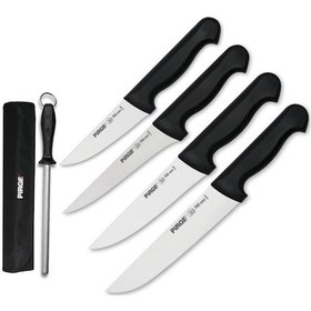 Resim Pirge Pro2002 Kurban Bıçak Seti 5’li Çantalı 