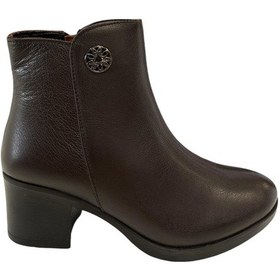 Resim Castle Black Yldz-92160-1 Kadın Hakiki Deri Klasik Bot Kahverengi Kahverengi 