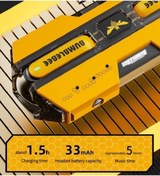 Resim Duen Disney Marvel Bluetooth Kulaklık Bumblebee Tws 5.3 Premium Ses Kalitesi Kulaklık Dokunmatik 
