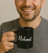 Resim Bk Gift Kişiye Özel İsimli Siyah Kupa Bardak-1, Sevgiliye Hediye, Arkadaşa Hediye Kobitmeyencom34008 Bk Gift 