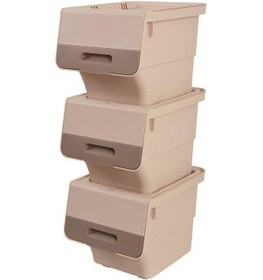 Resim Motek Mt05 Patateslik Soğanlık Tekerlekli Organızer Eşya Ve Erzak Kutusu 3x33 Litre 001 