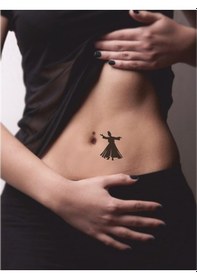 Resim Semazen Tattoo Geçici Dövme Şablonları Kına Kalıpları 