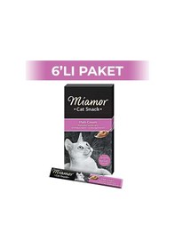 Resim Miamor Cream Malt Yetişkin Kedi Ödülü 6'lı 6 x 15 G 