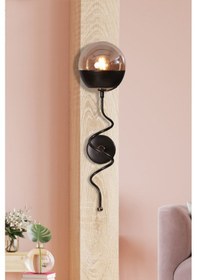 Resim Luzarana Stella Gold-eskitme Metal Gövde Bal Camlı Tasarım Lüx Aplik Eskitme 