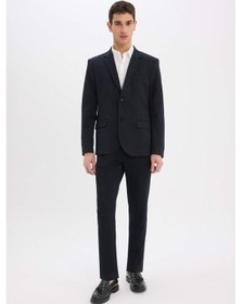 Resim DeFacto Modern Fit Astarlı Düğmeli Blazer Ceket C5990AX25SPNV253 