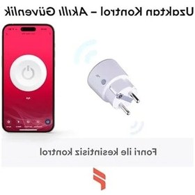 Resim Wi-fi Akıllı Priz, 3'lü Set, 16a Güç Kapasitesi 