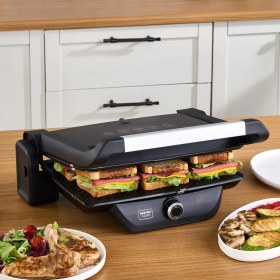 Resim Gastro Izgara ve Tost Makinesi 6 Dilim Kapasiteli 