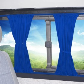 Resim Oto Pandami Citroen Berlingo 1.nesil 1996-2009 Uyumlu Mavi Raylı Oto Perde Takımı 