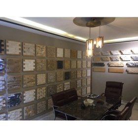 Resim Markataş Kahverengi Doğal Taş Traverten Patlatma Duvar Kaplaması 