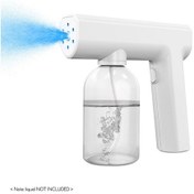Resim Leezsing Nano Atomizer Sprey Kablosuz Mavi Işık Elde Taşınabilir Şarj Edilebilir Dezenfektan Sisleme Makinesi 300ml/ 10oz Kapasiteli D-6 