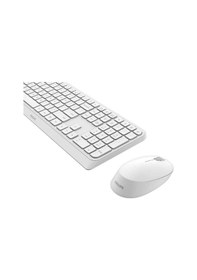 Resim Philips Spt6307w-38 Kablosuz Klavye Mouse Seti Beyaz 3000 Series 2.4ghz Silent Desing Optik 