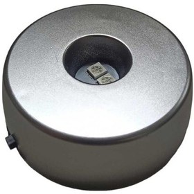 Resim Samanyolu Plastik Altlıklı Işıklı Cam Küre 6 Cm Açık Kahverengi 