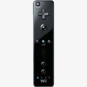 Resim Nintendo Wii Remote Orjinal Wii Kumanda Siyah Nintendo Uzaktan Kumanda Yedek POPKONSOL