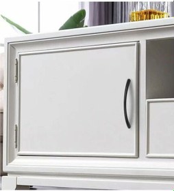 Resim 10 Kulplu Dolaplar Paslanmaz Çelik Mutfak Dolapları - Kapı Kulpu Mutfak Kulpu Fırçalanmış Nikel Paslanmaz Çelik Merkez Merkez 96mm Siyah 